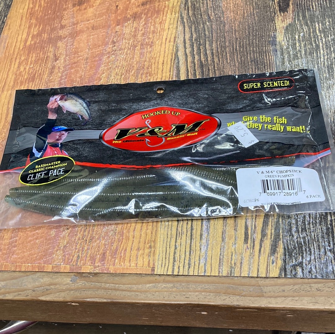 V&M Chopstick 6” Green Pumpkin