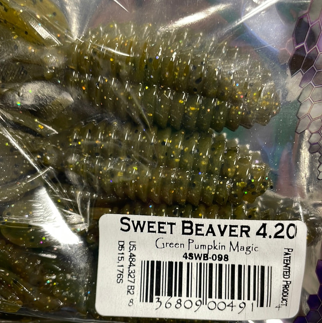 Reaction Innovations Sweet Beaver 4.20 Green Pumpkin Magic