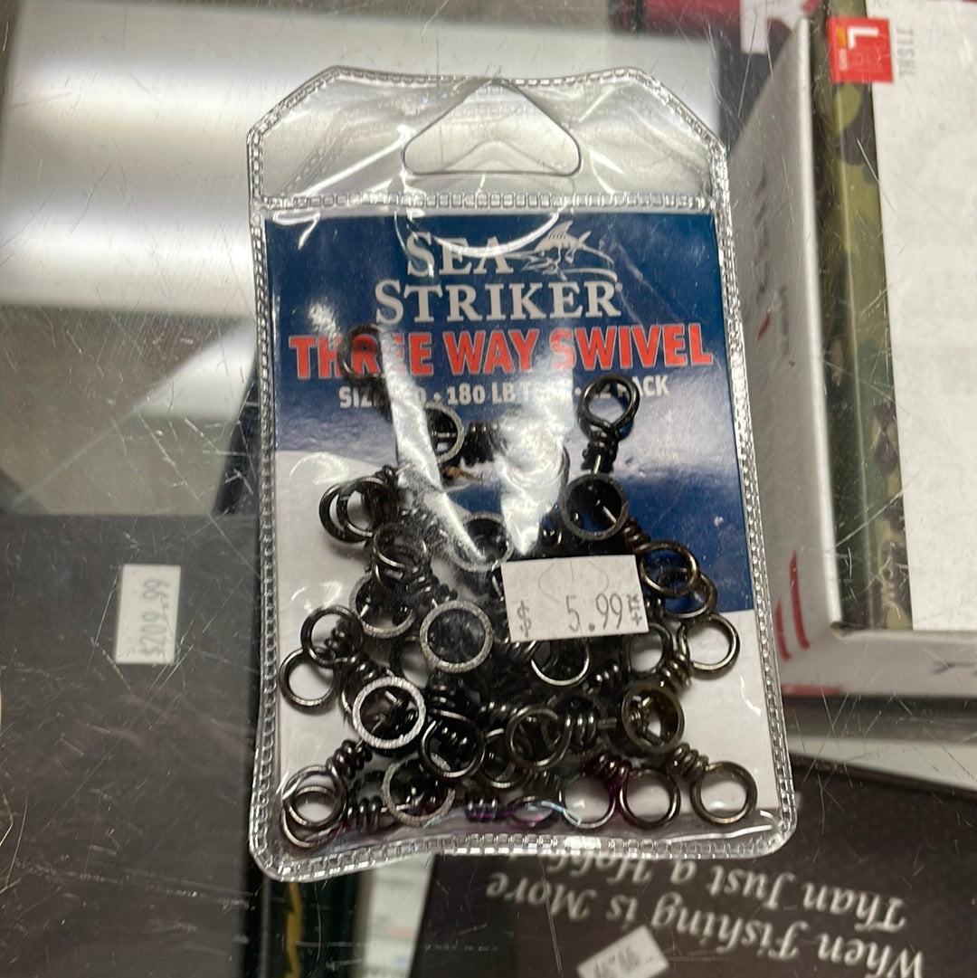 Sea Striker 3 Way Swivel Size 3 - 150 lb.