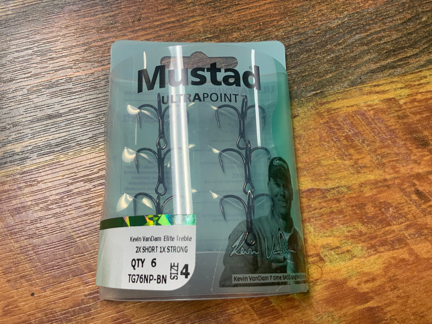 Mustad KVD Elite Triple Treble #4 Black