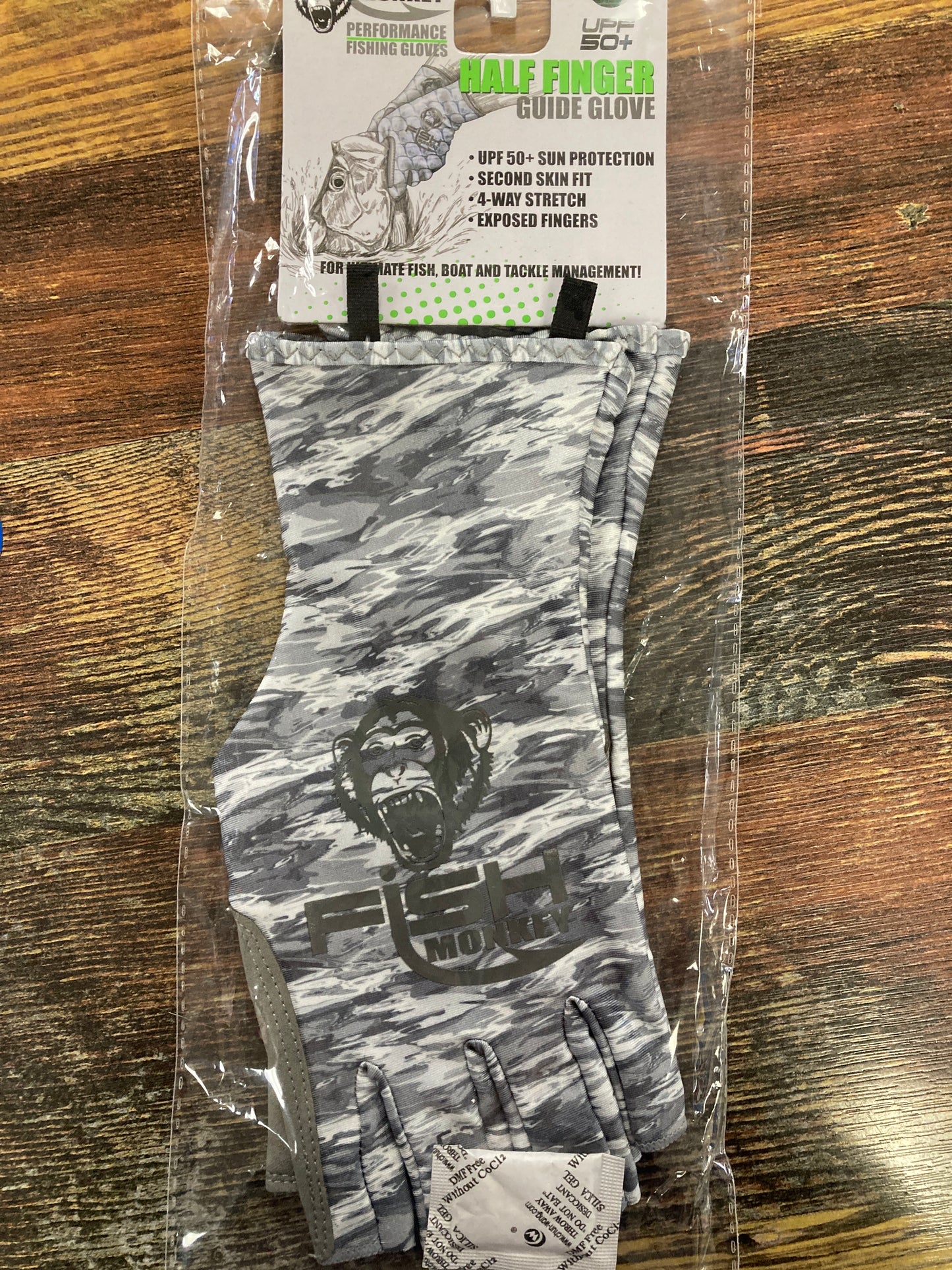 Fish Monkey Half Fing Grey Camo XL