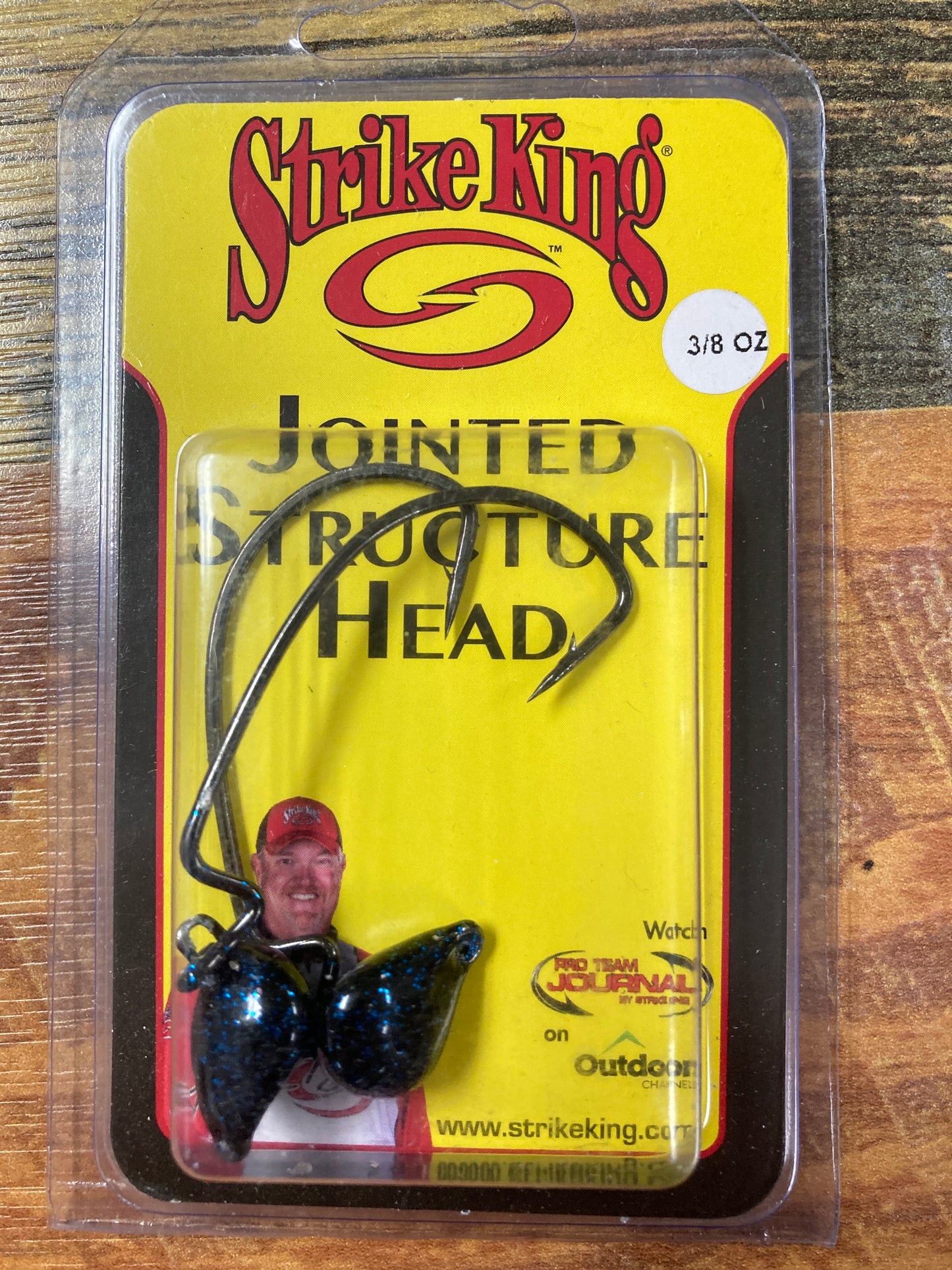 Strike King Jointed Head 3/8 oz. Black Blue