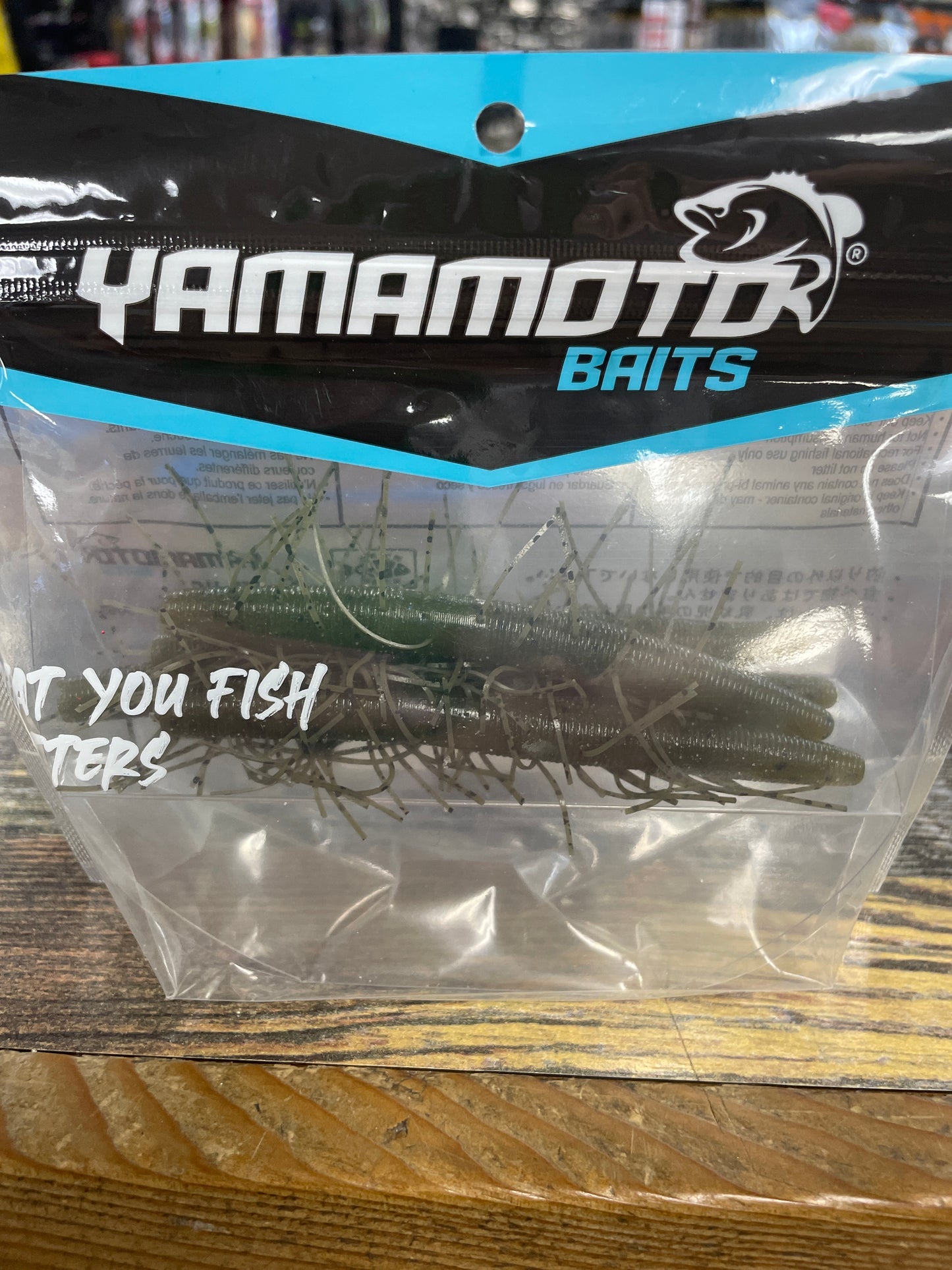 Yamamoto 4” Fuzzy Senco Green Pumpkin