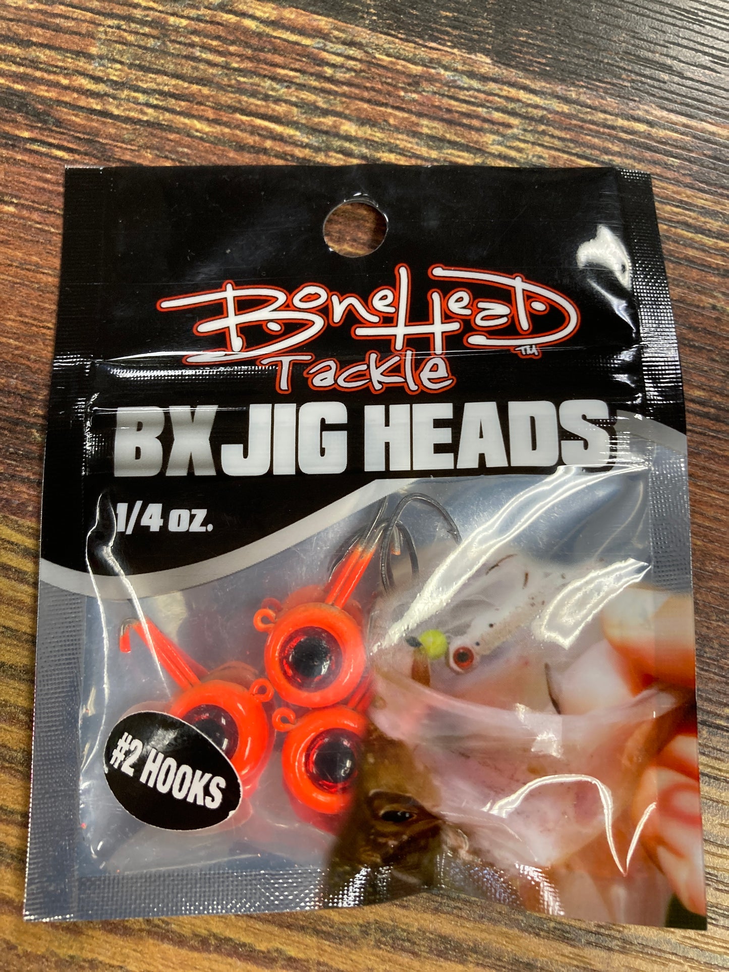 Bone Head BX Jig Heads 1/4 oz. Orange