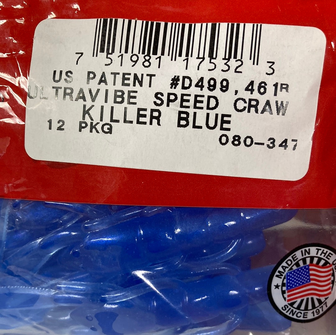 Zoom U-V Speed Craw - Killer Blue