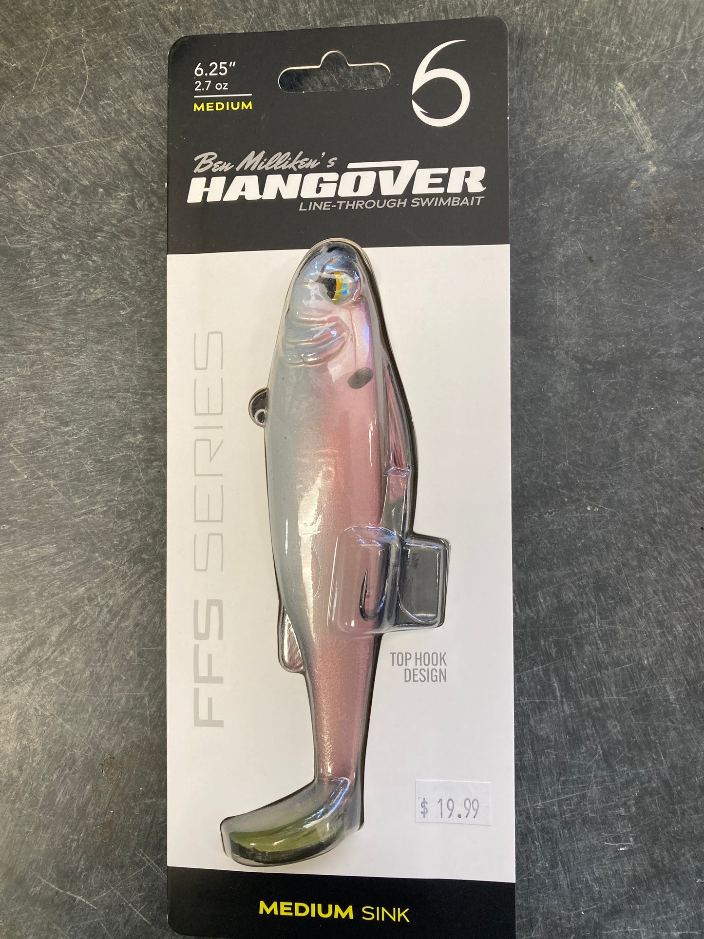6th Sense Hangover Med Sink 6.25" 2.5 oz. Ghost Pro Shad