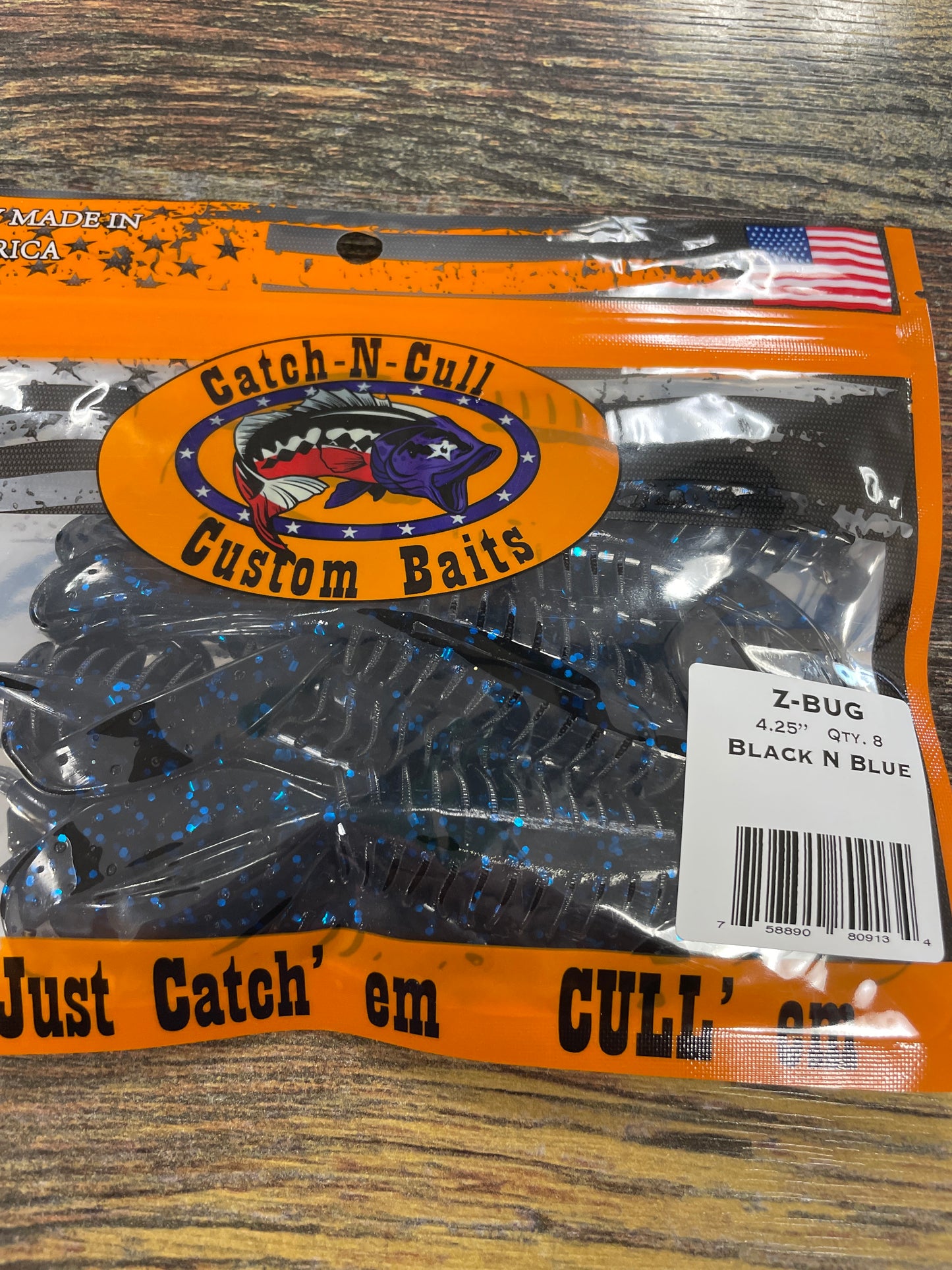 Catch-N-Cull Custom Baits Z-Bug Black/Blue