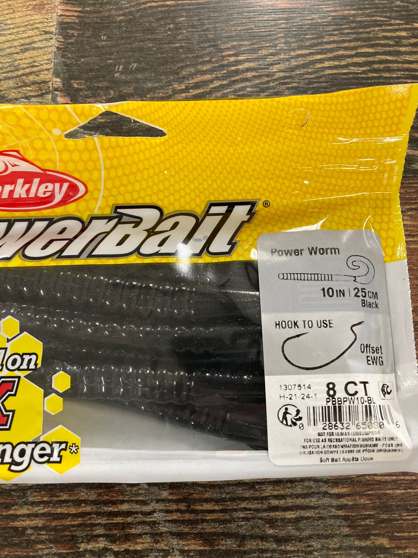 Berkley 10” Power Worm Black