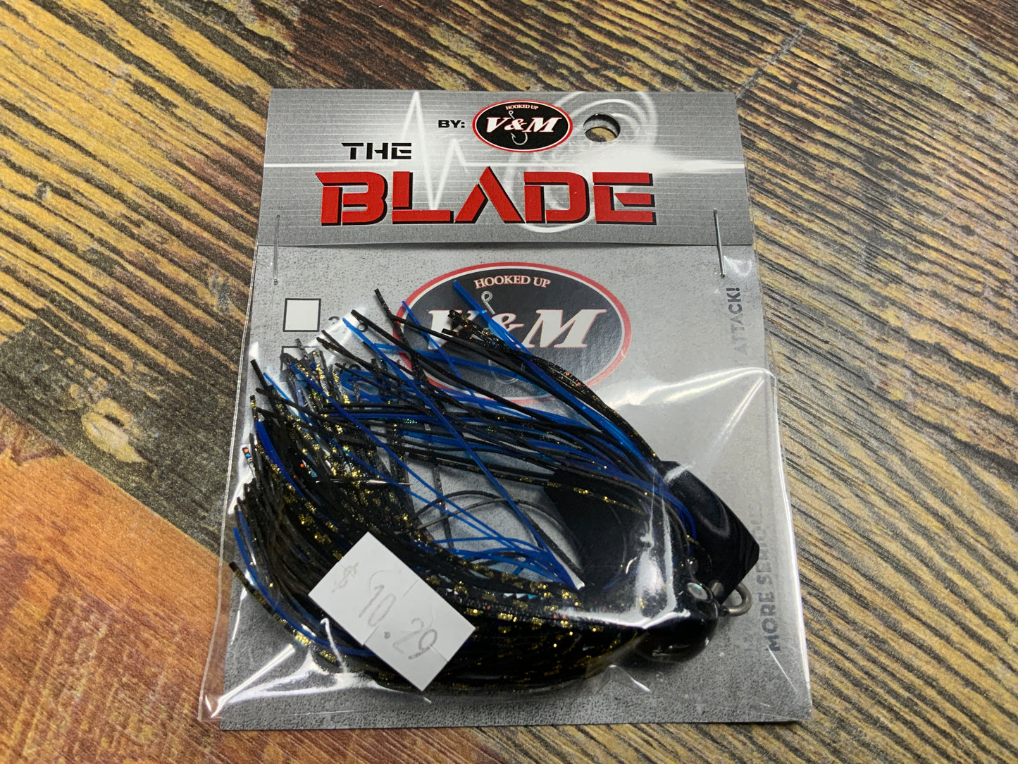 V&M The Blade Jig 1/2 oz. Black Blue