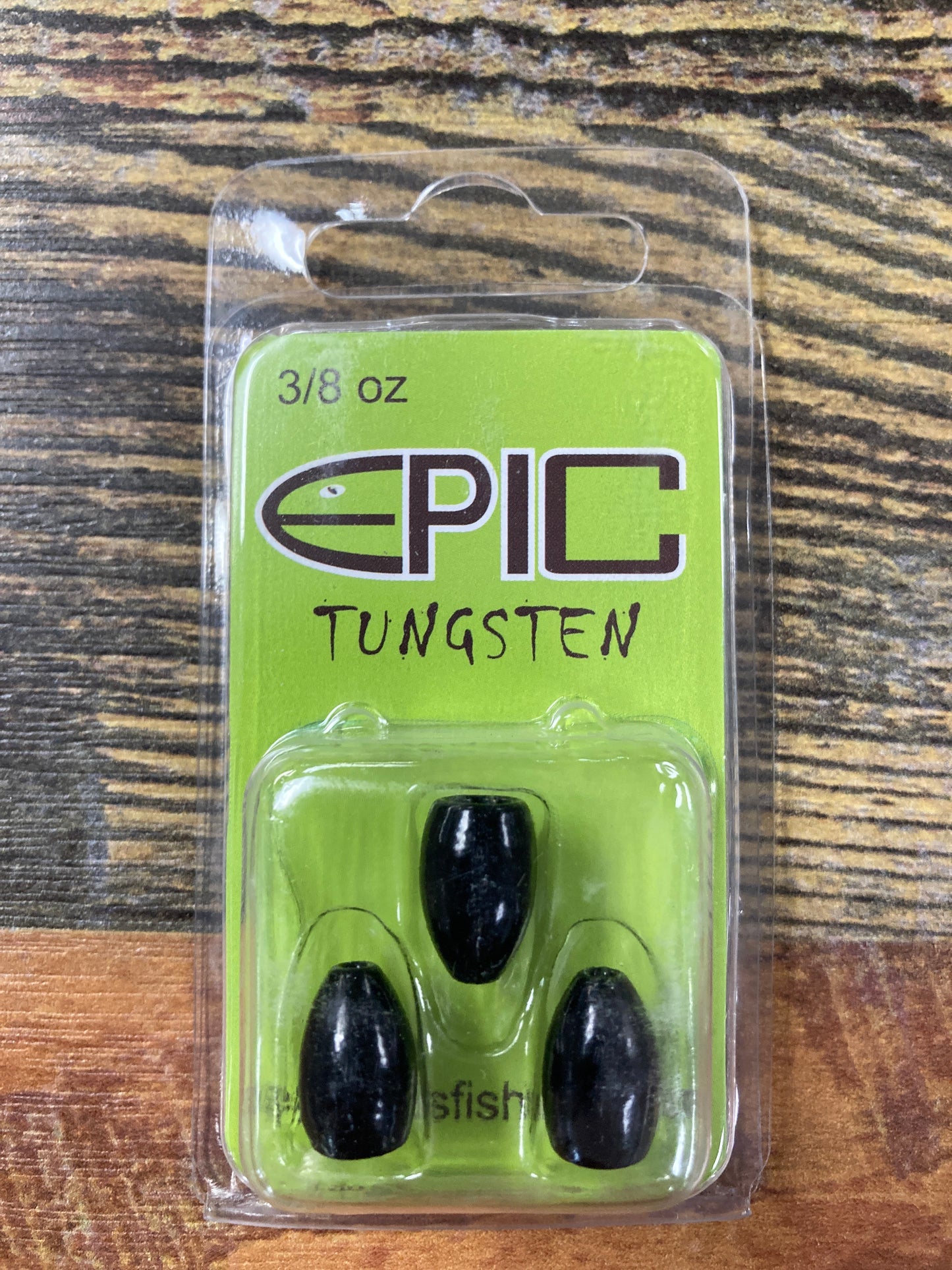 EPIC Tungsten Flippin Weight 3/8 oz. Black