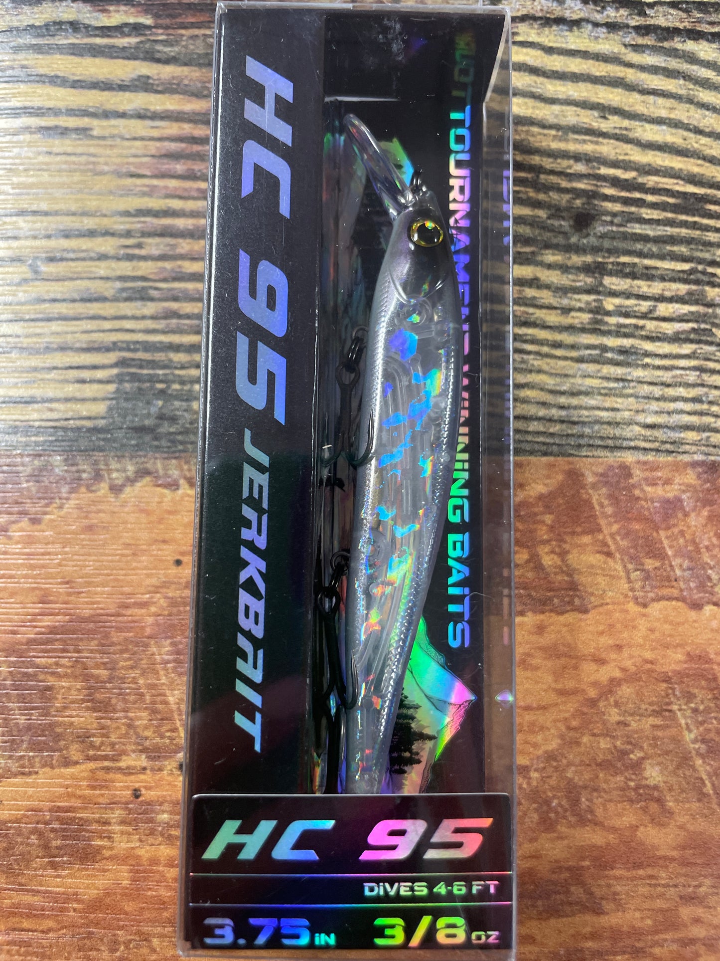 Bassmooch HC 95 Jerkbait 3.75” 3/8oz. Pro Blue