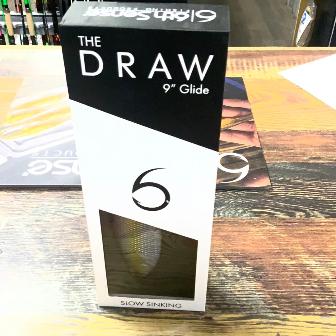 6th Sense The Draw Glide Glide 9" Shad Sense - Slow Sink