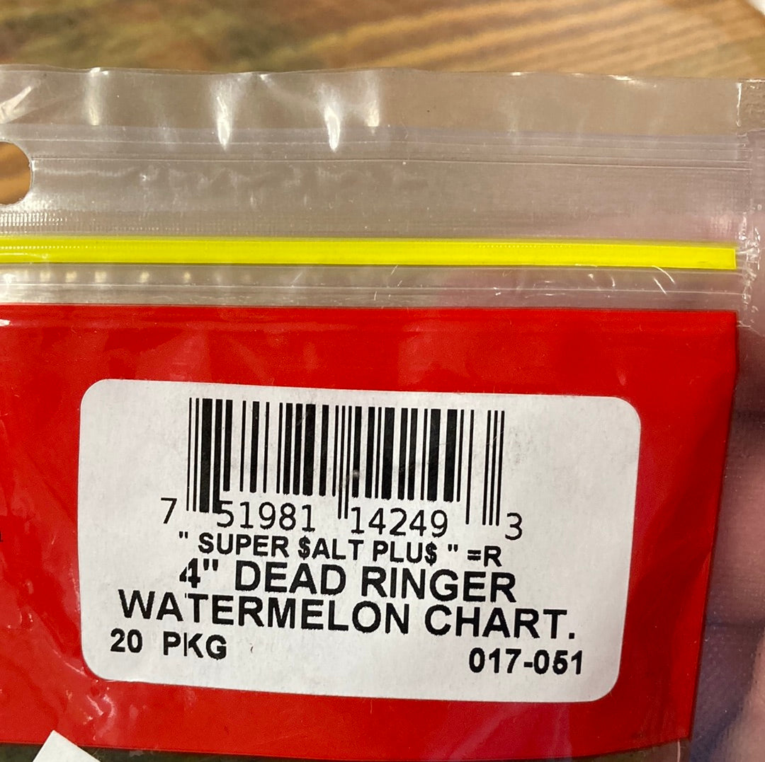 Zoom Dead Ringer 4" Watermelon Chartreuse