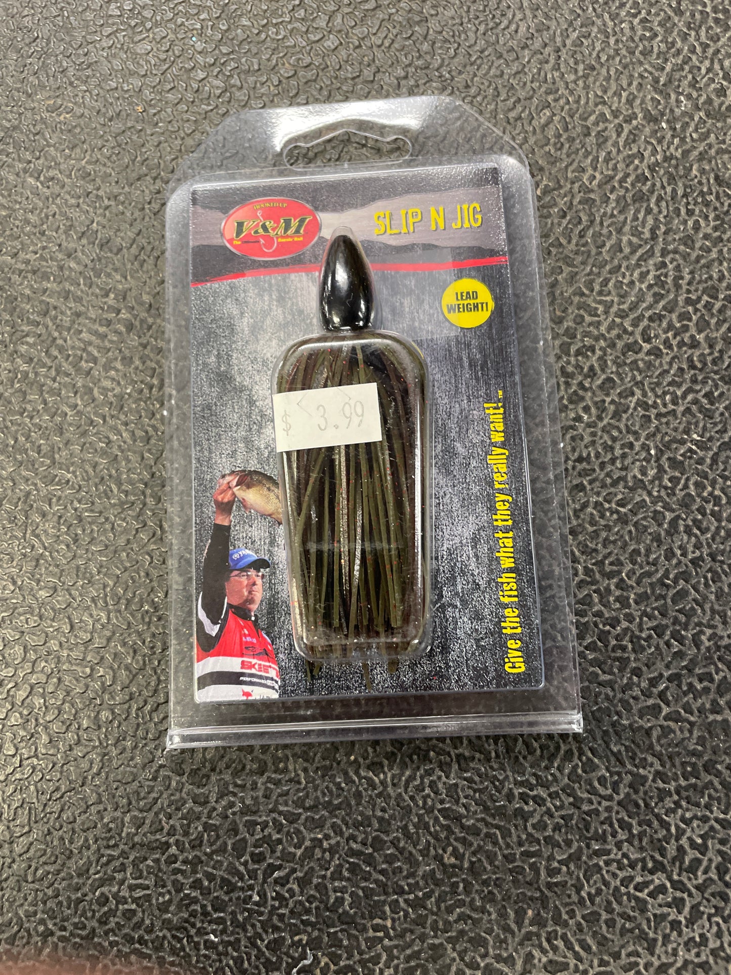 V&M Slip N Jig 3/4 oz. Green Pumpkin Craw