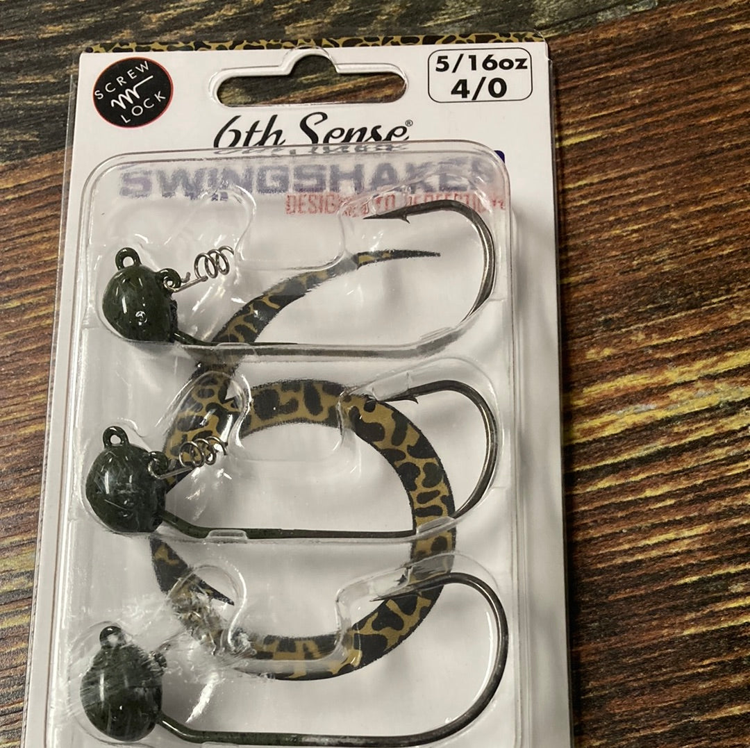 6th Sense Swing Shaker 5/16 oz. 4/0 Green Pumpkin