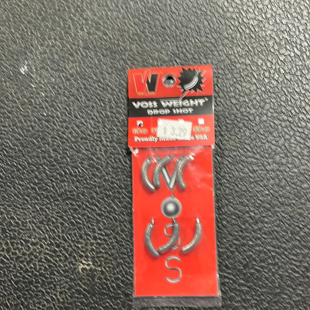Voss Weights Drop Shot 1/8 oz.
