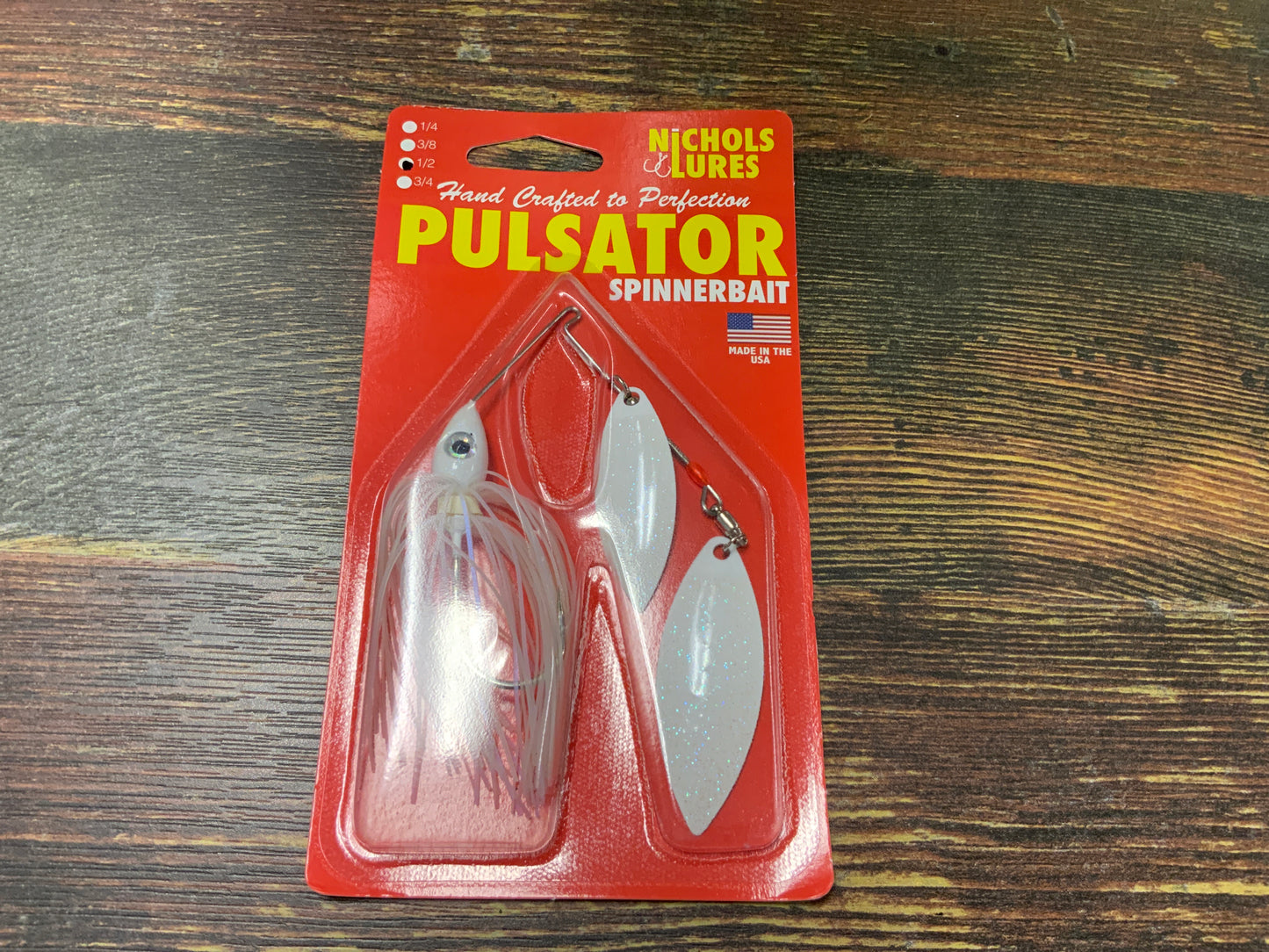 Nichols Pulsator Spinnerbait 1/2 oz. Blue Shad/White Blue