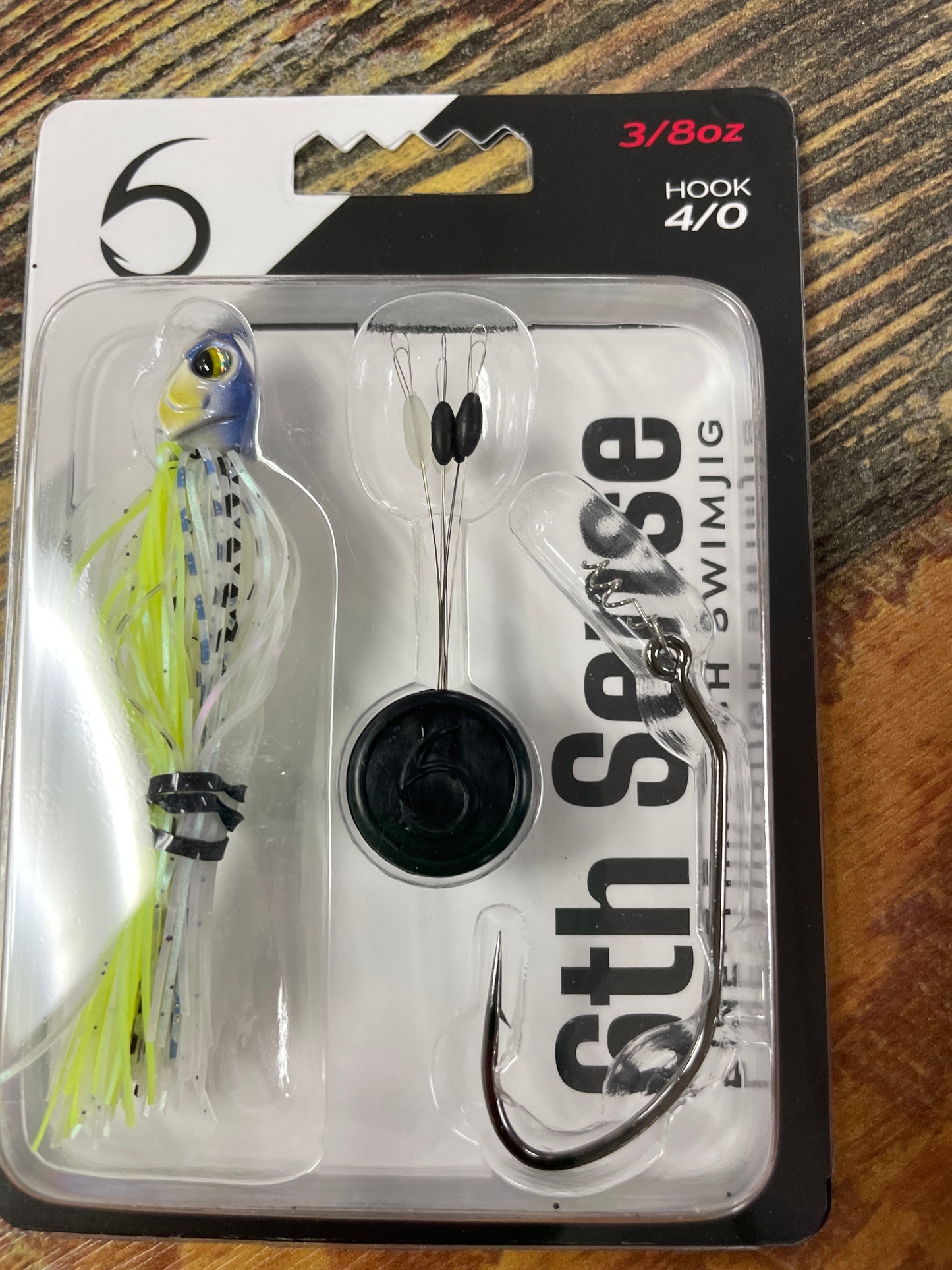 6th Sense Line Through Swim Jig 3/8 oz 4/0 Sexified Shad
