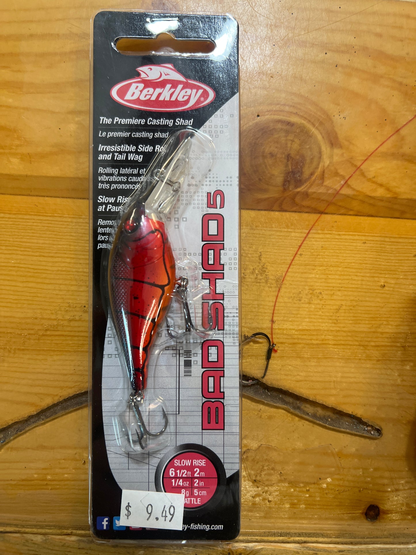 Berkley Bad Shad 5 - 1/4 oz. Special Red Craw