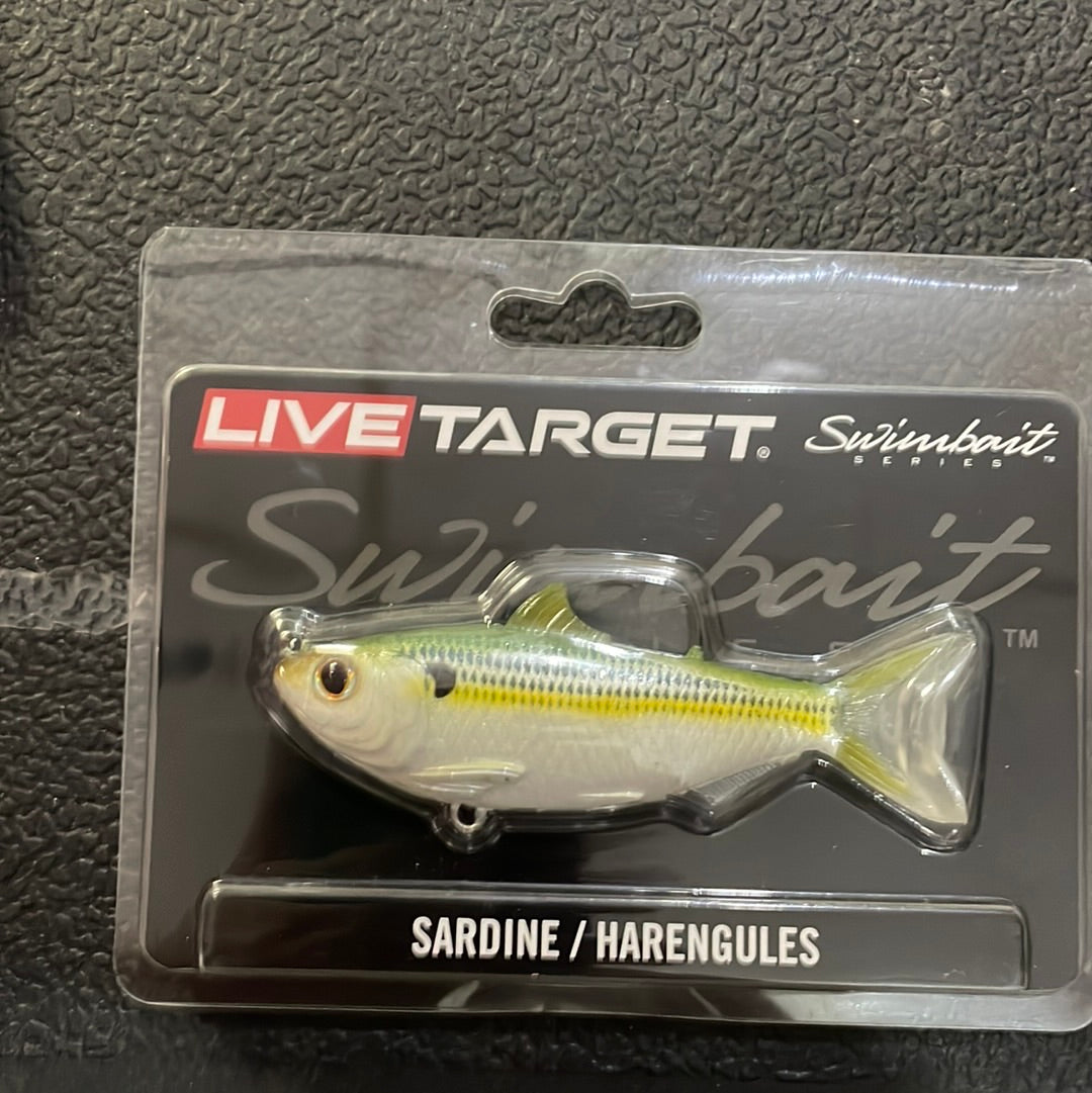 Live Target Swimbait Sardine/Harengules 3 1/2” 1/2 oz.