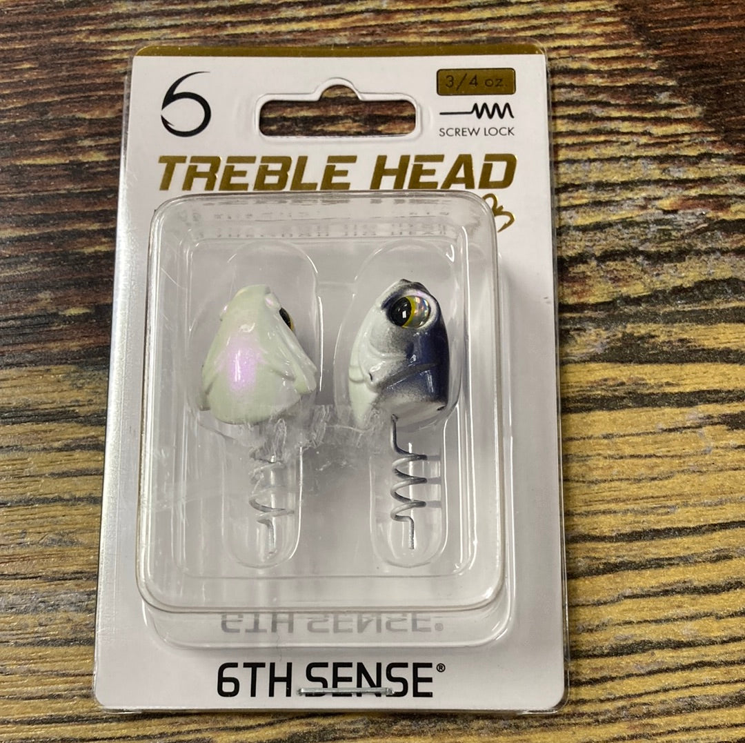 6th Sense Treble Head 3/4 oz. Baby Shad