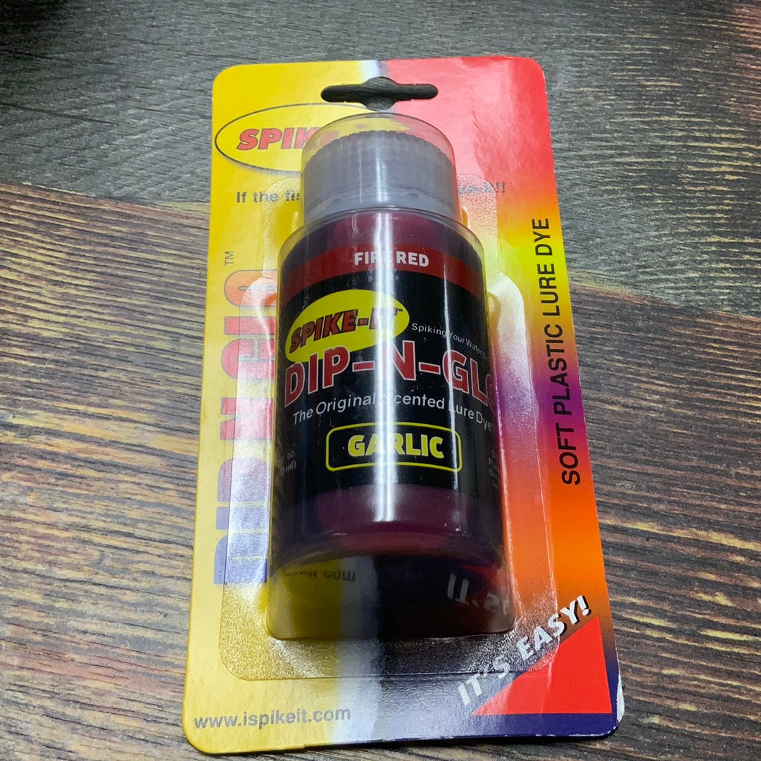 Spike It Dip-N-Glow 2 oz. Red Fire Garlic