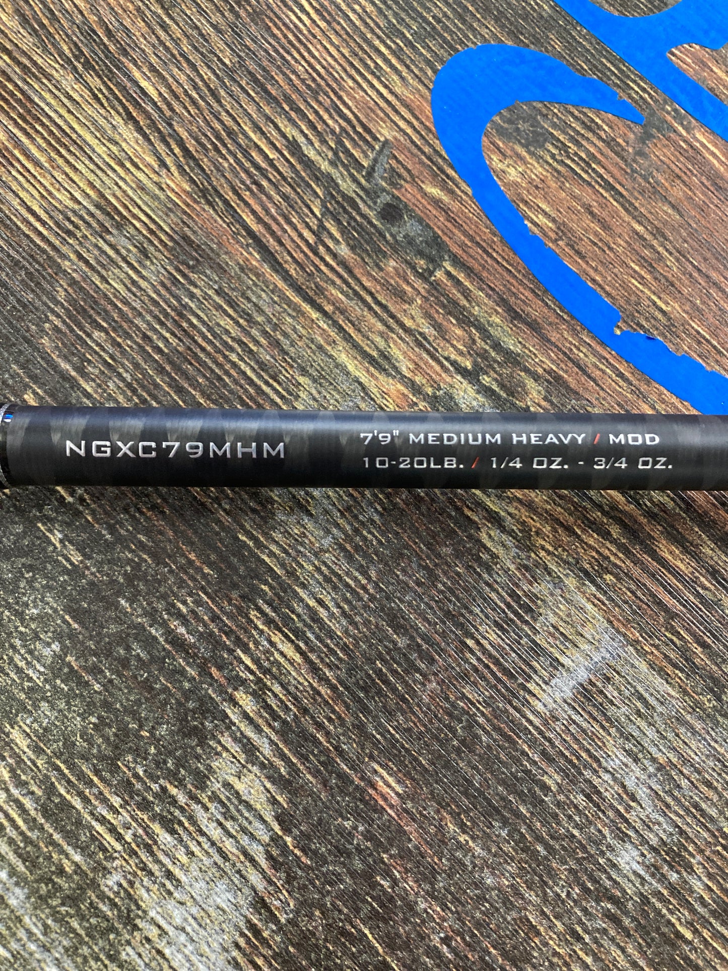 BASSMOOCH NGX 7’9” Medium Heavy Moderate Casting Rod