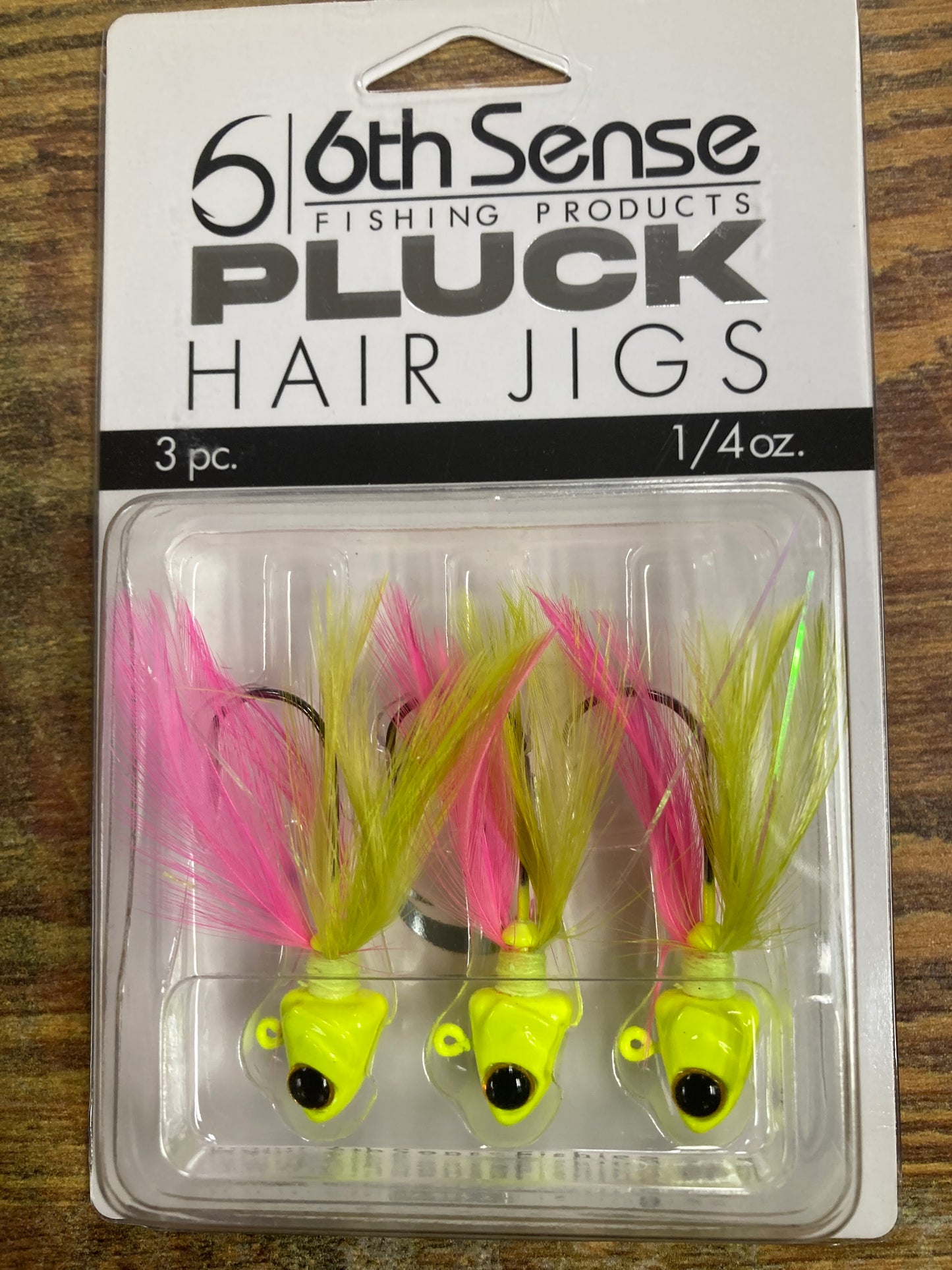 6th Sense Pluck Hair Jigs 1/4 oz. Pro Chicken