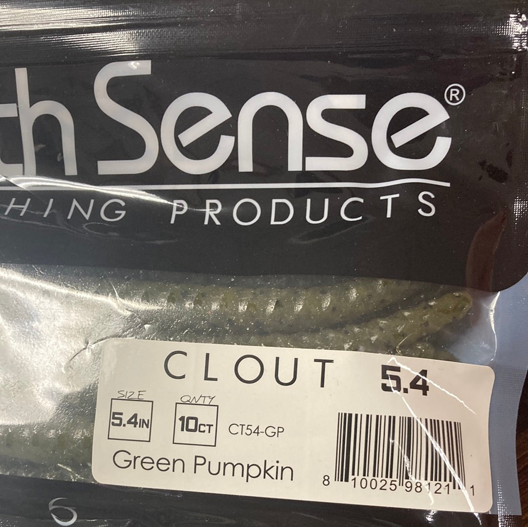 6th Sense Clout 5.4" Green Pumpkin