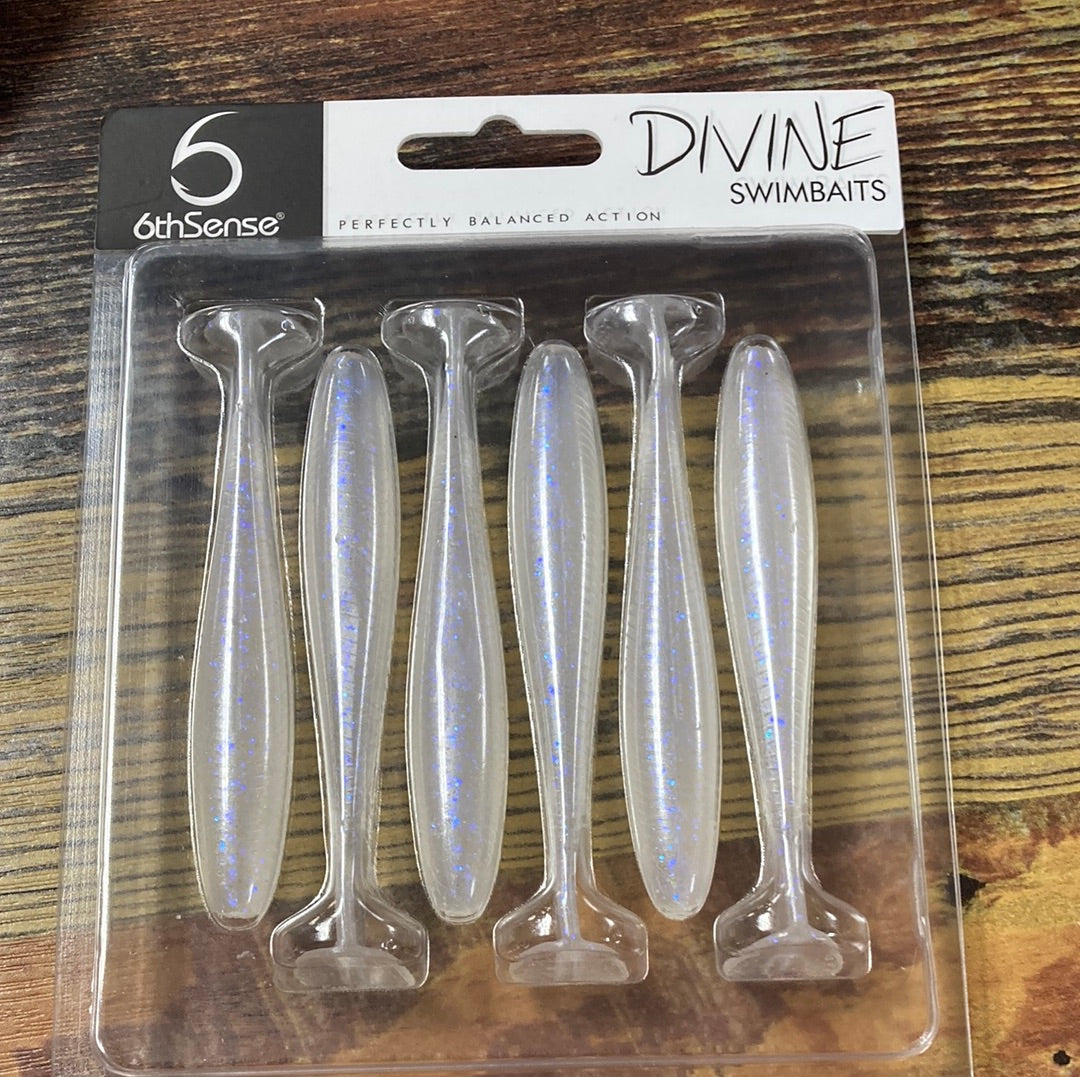 6th Sense Divine Swimbaits 3.8" Ghost Ice Minnow