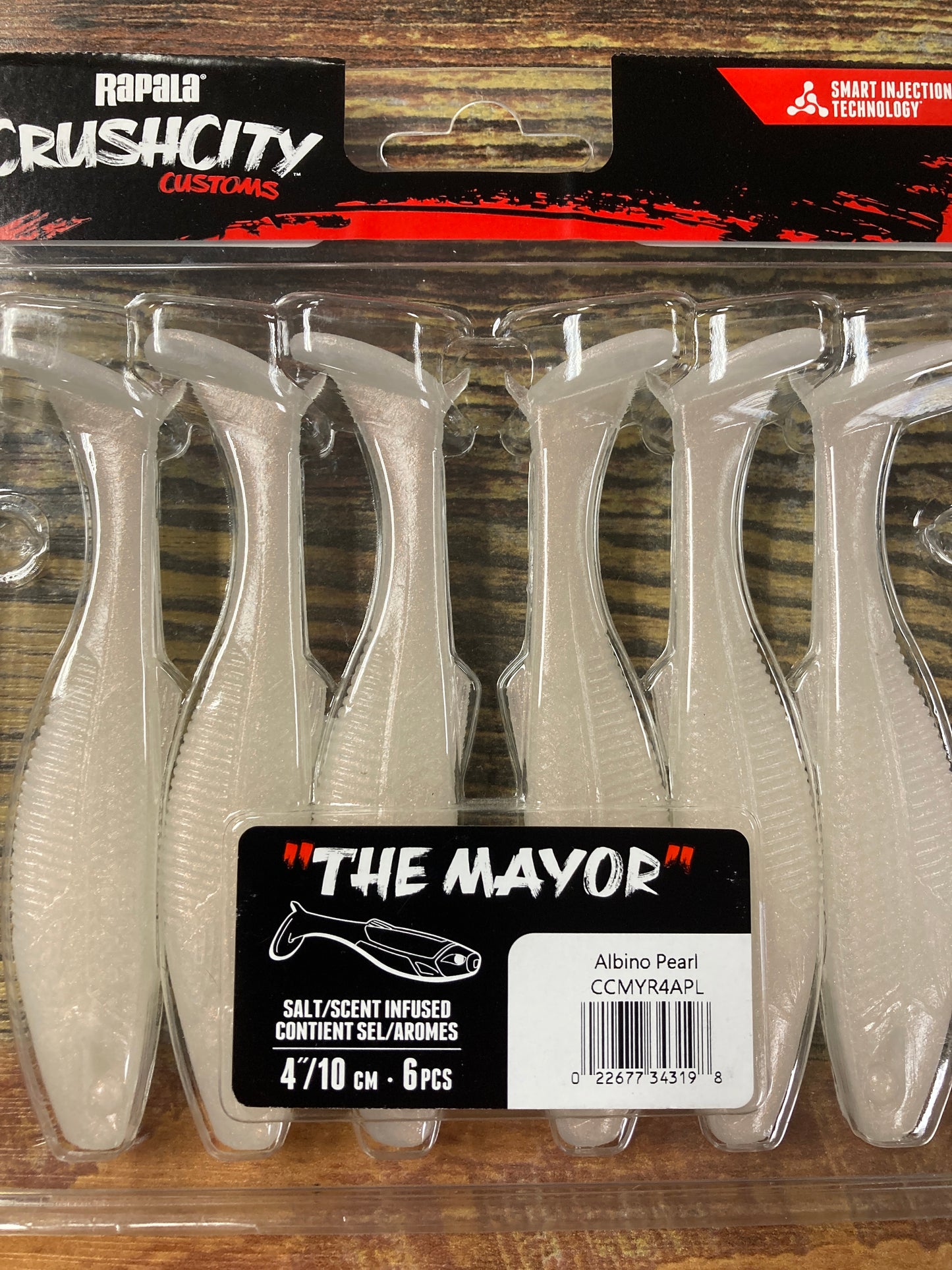 Rapala Crush City The Mayor 4” Albino Pearl