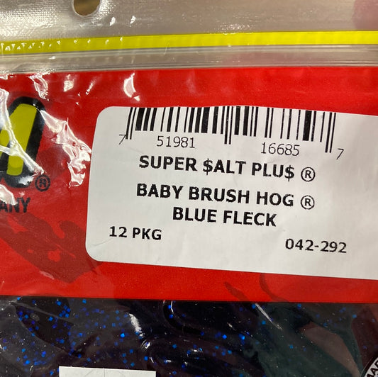 Zoom Baby Brush Hog Blue Fleck