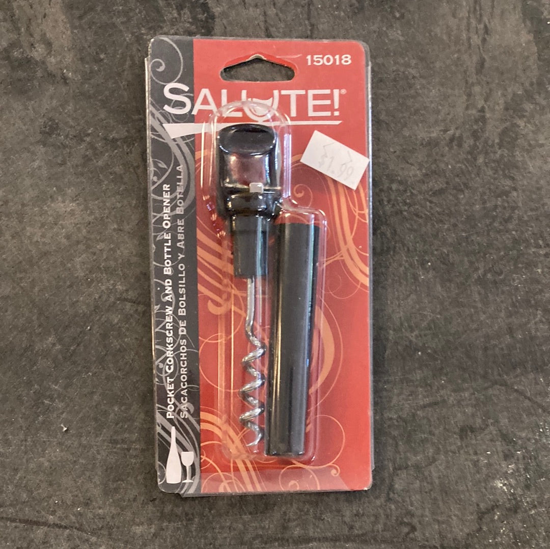 Salute Pocket Corkscrew