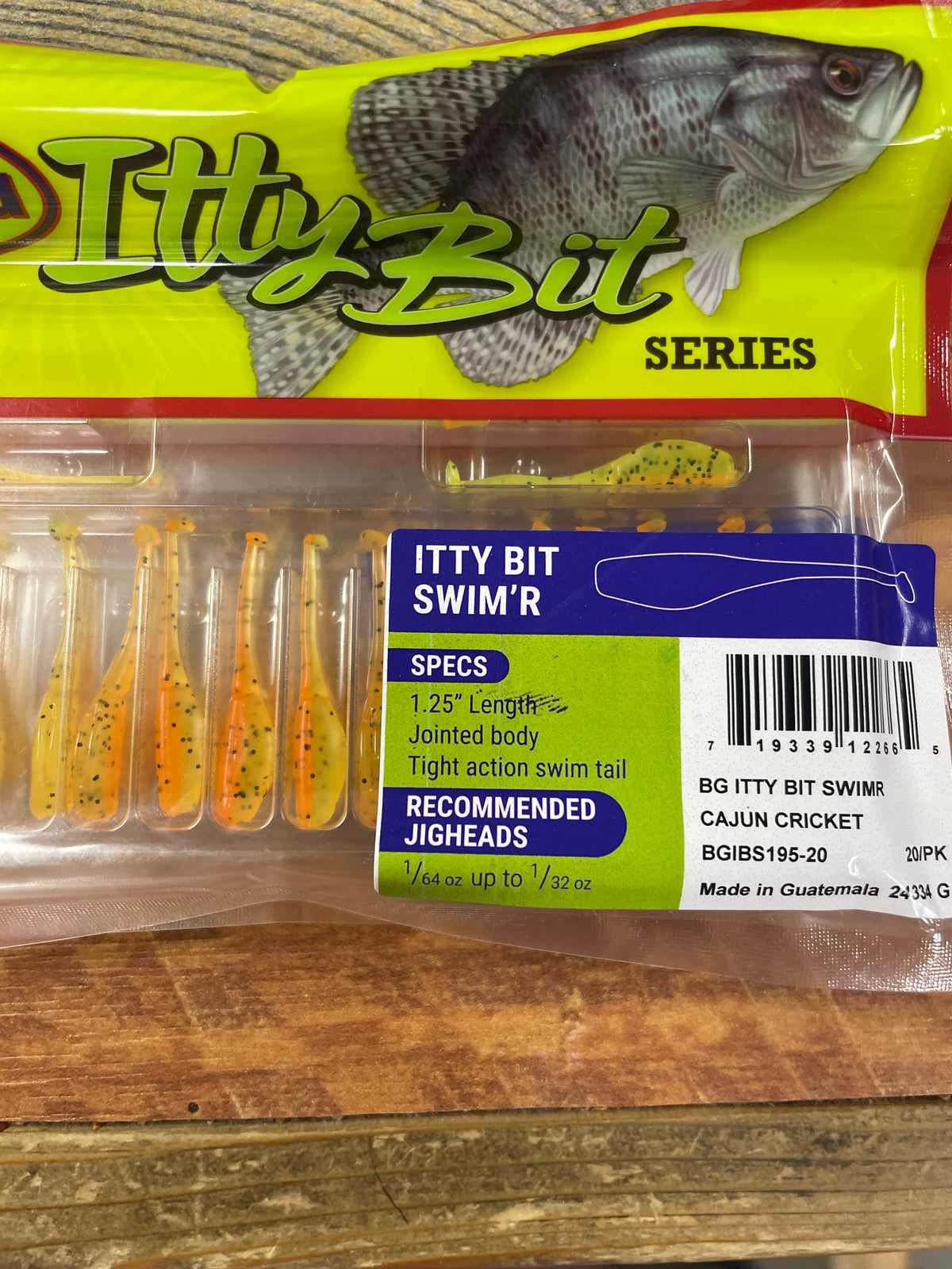 Bobby Garland Itty Bit Swim’r Cajun Cricket