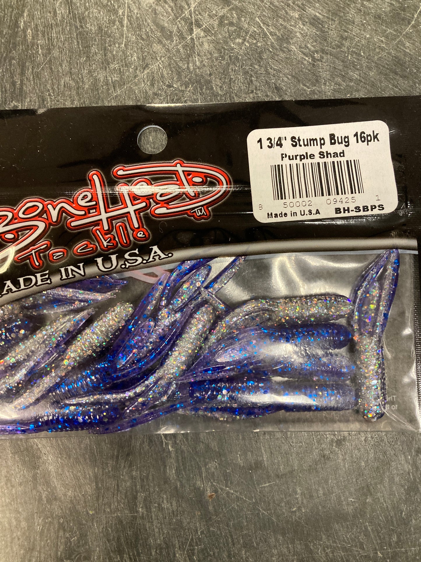 Bonehead Stump Bug - Purple Shad