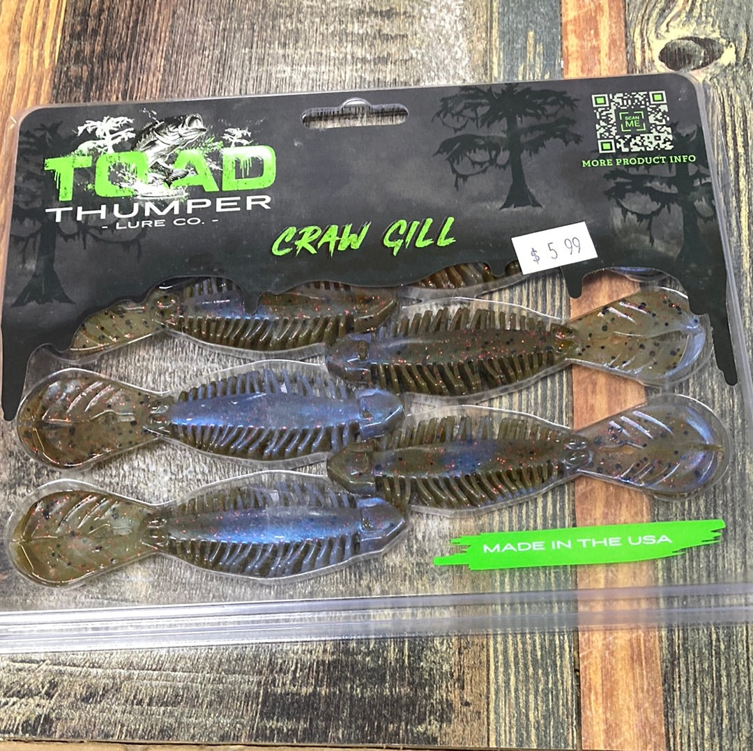 Toad Thumper Craw Gill - Mojo Red