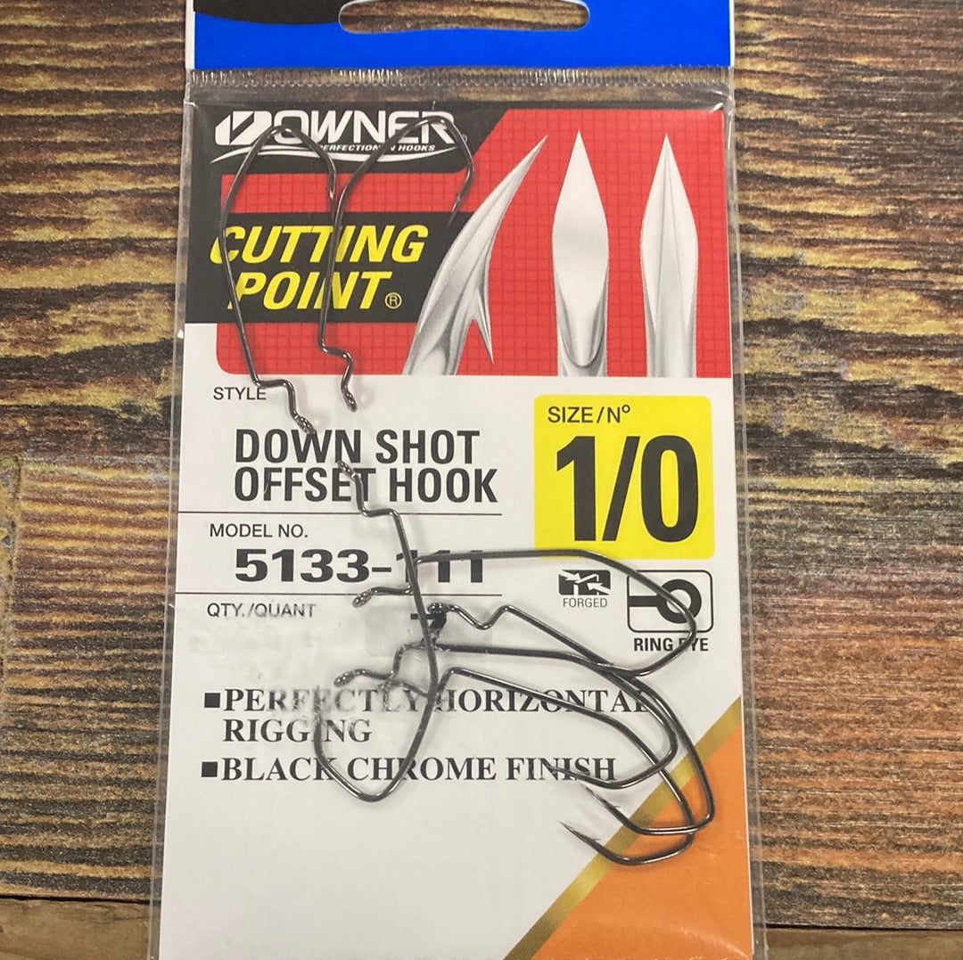 Owner Down Shot Offset Hook 1/0