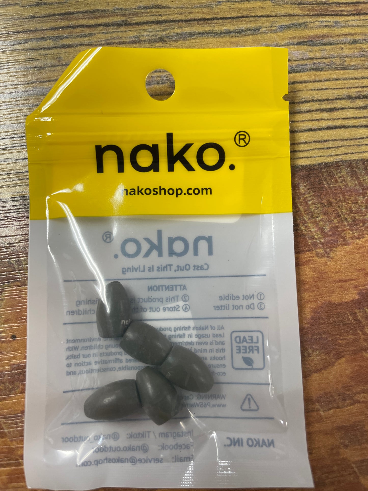 Nako Flipping Weight 3/8 oz No chip 5 pk