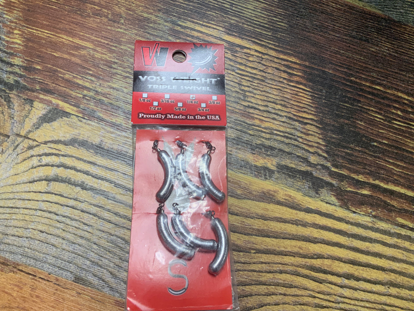 Voss Weight Triple Swivel 1/4 oz.