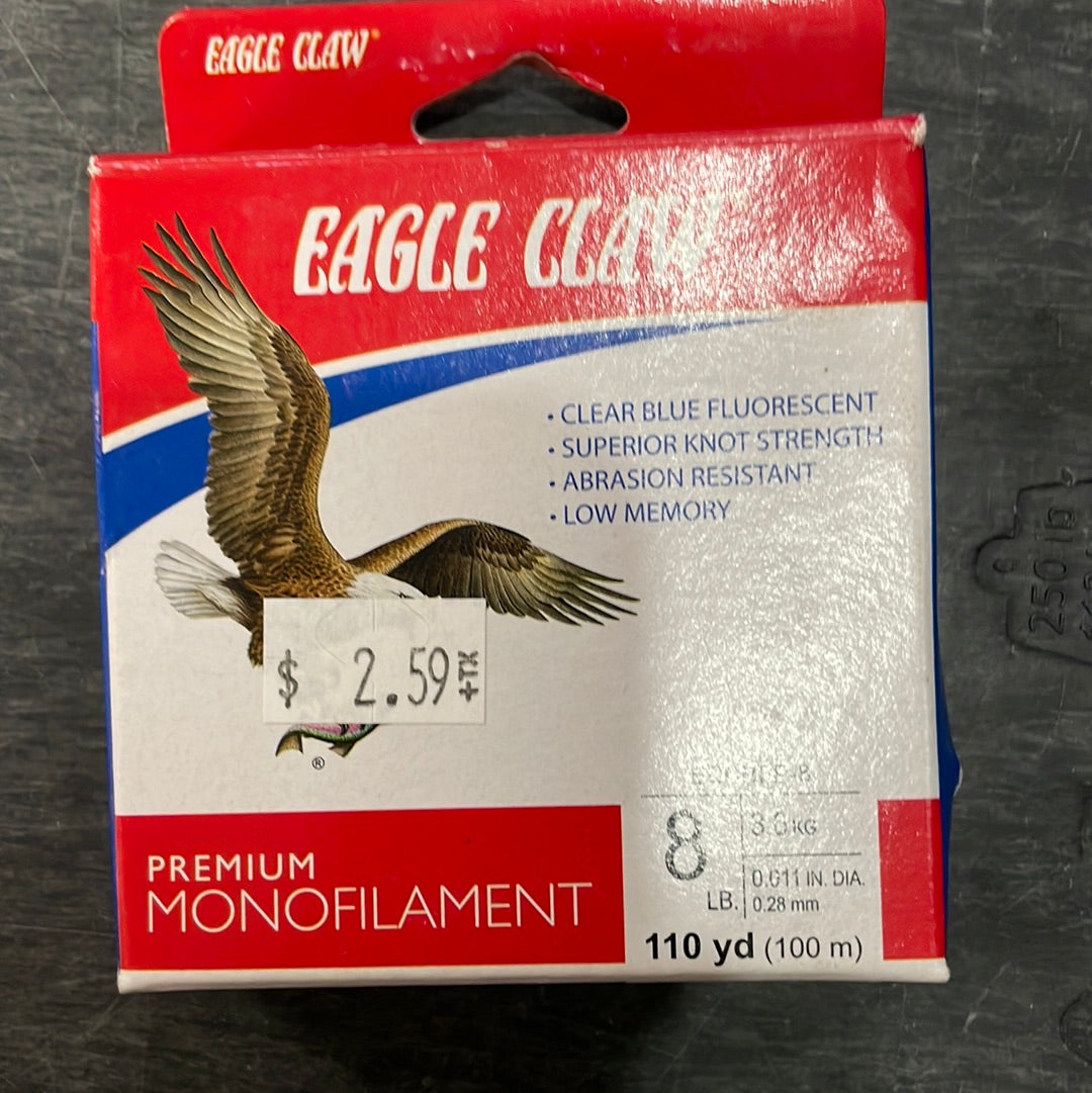 Eagle Claw Premium Monofilament 8lbs. 110yds