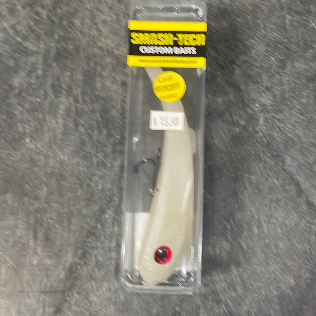 Smash Tech Swimbait 7” Pearl White