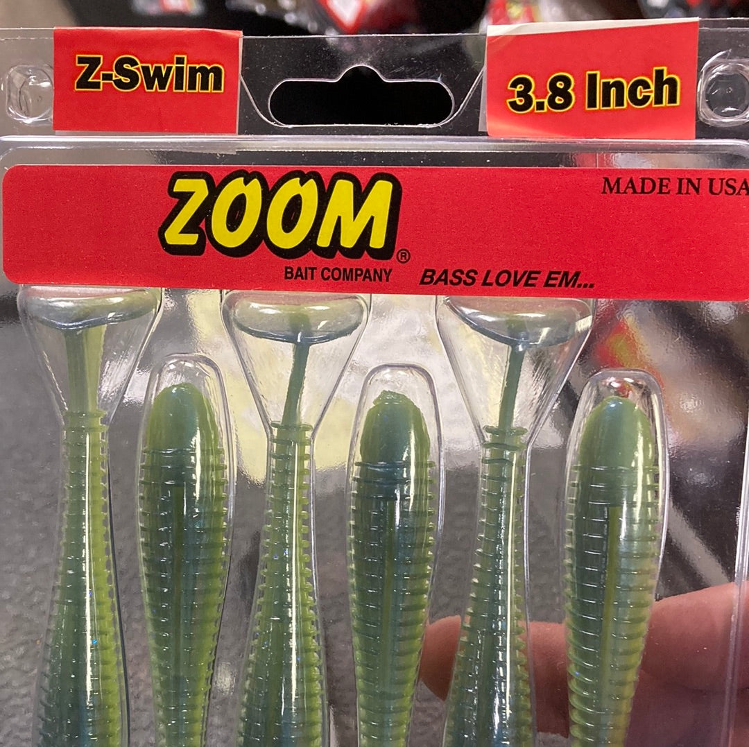 Zoom Z Swim 3.8" Electric Blue Chartreuse
