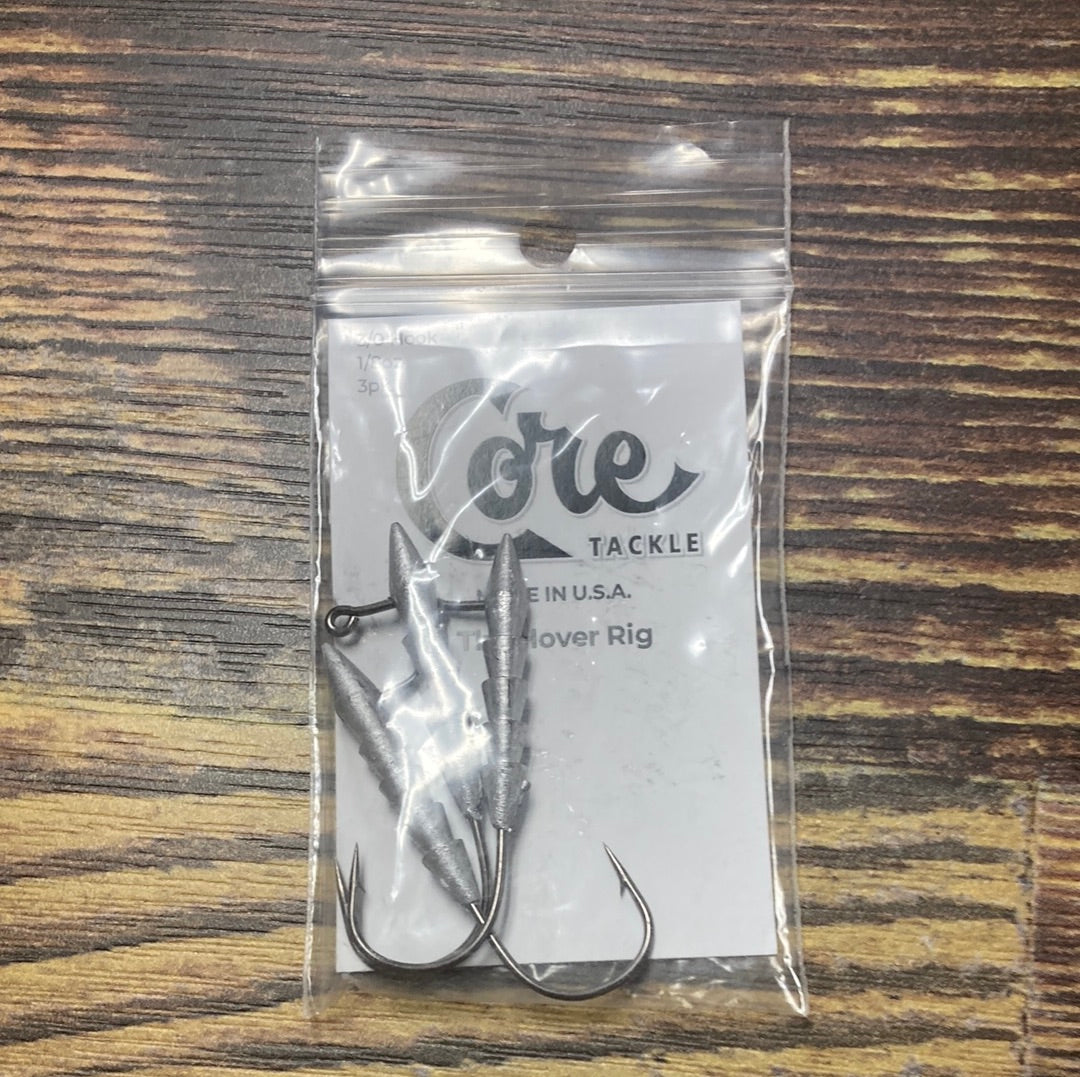 Core Tackle Hover Hooks 1/8 oz. 3/0 Natural