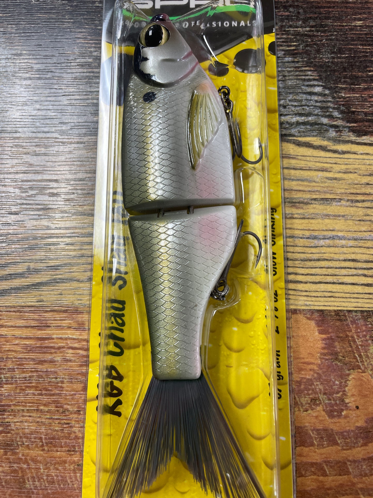 SPRO KGB Chad Shad 2.4oz Platinum Shad