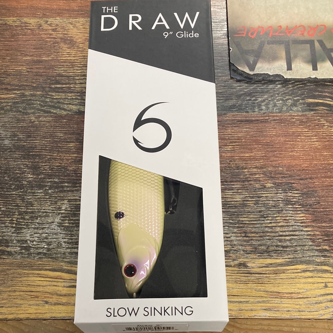 6th Sense Draw 9” Glide Slow Sink - Bone Pearl