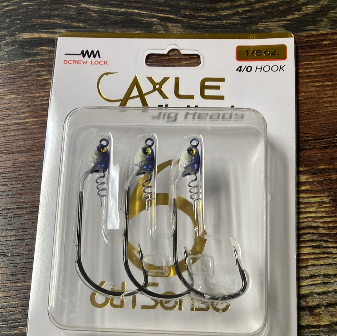 6th Sense Axle Jig Heads 1/8 oz. 4/0 Baby Shad