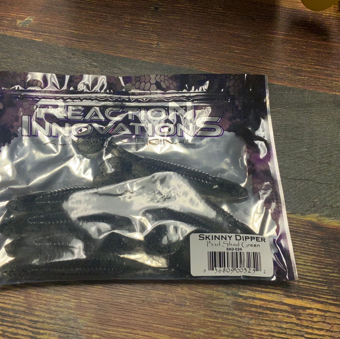 Reaction Innovations Skinny Dipper - Bad Shad Green