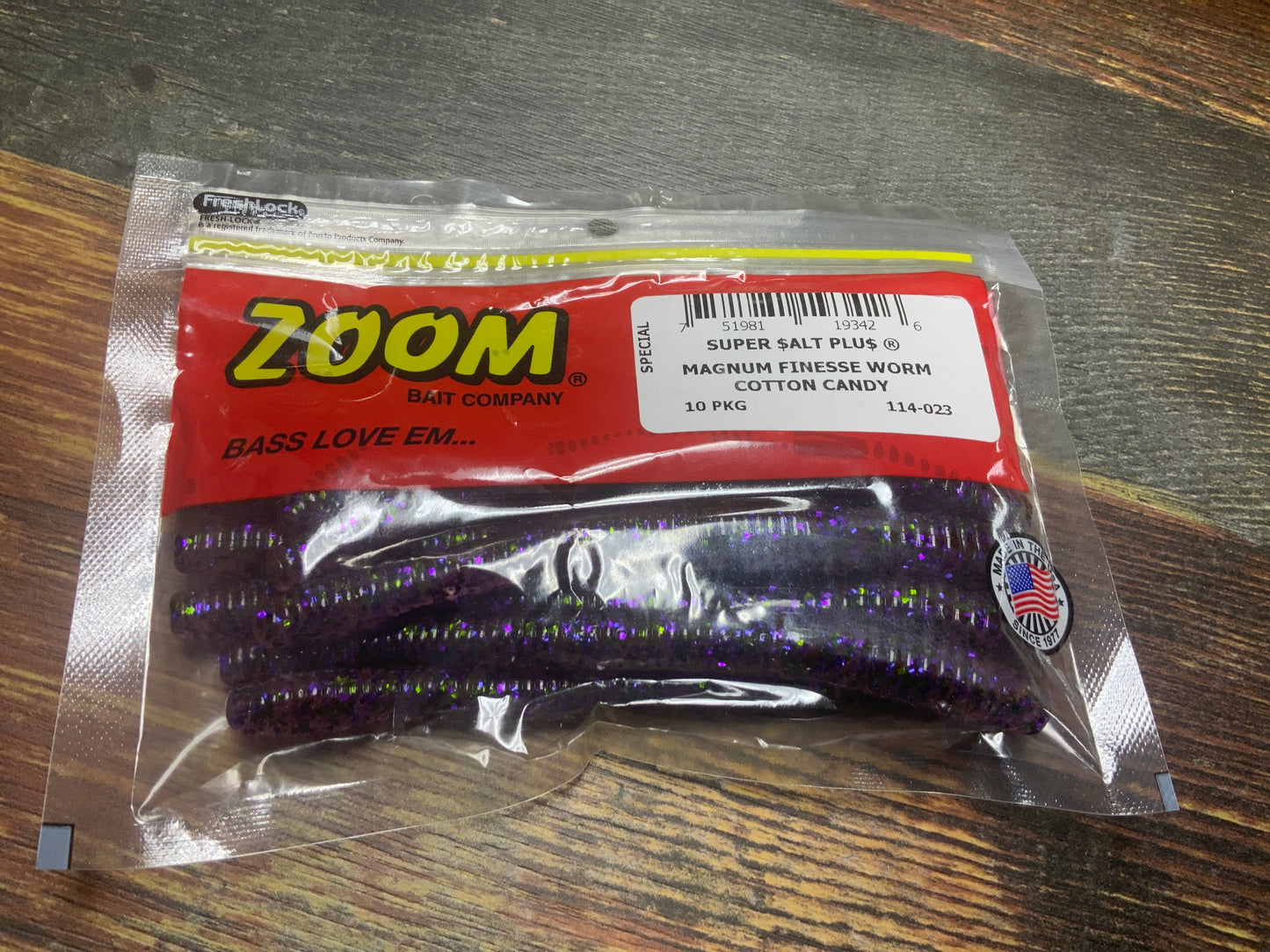 Zoom Mag Finesse Worm - Cotton Candy
