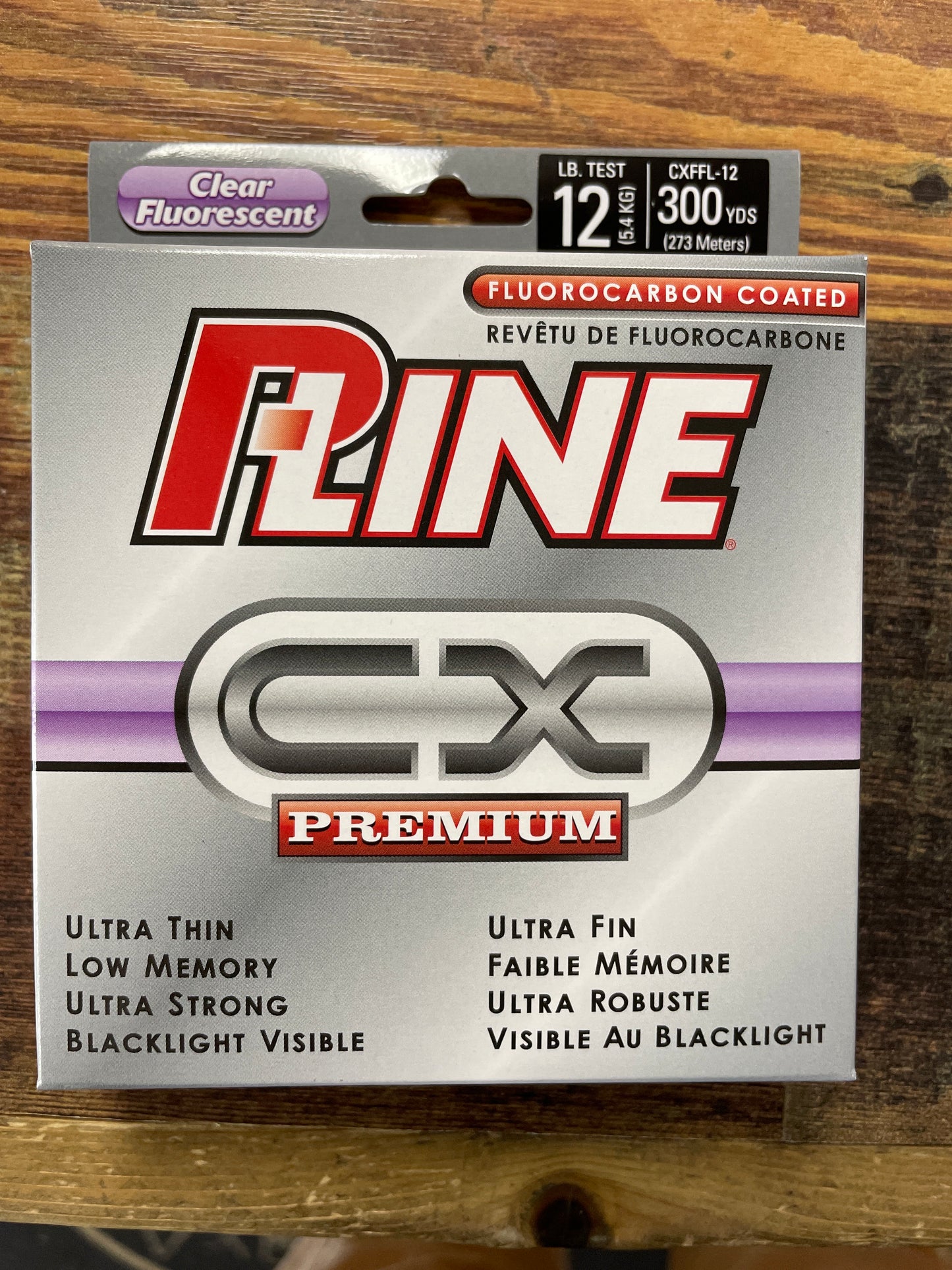 P LINE CX Premium Clear Fluoro - 12 lb. 300 yd