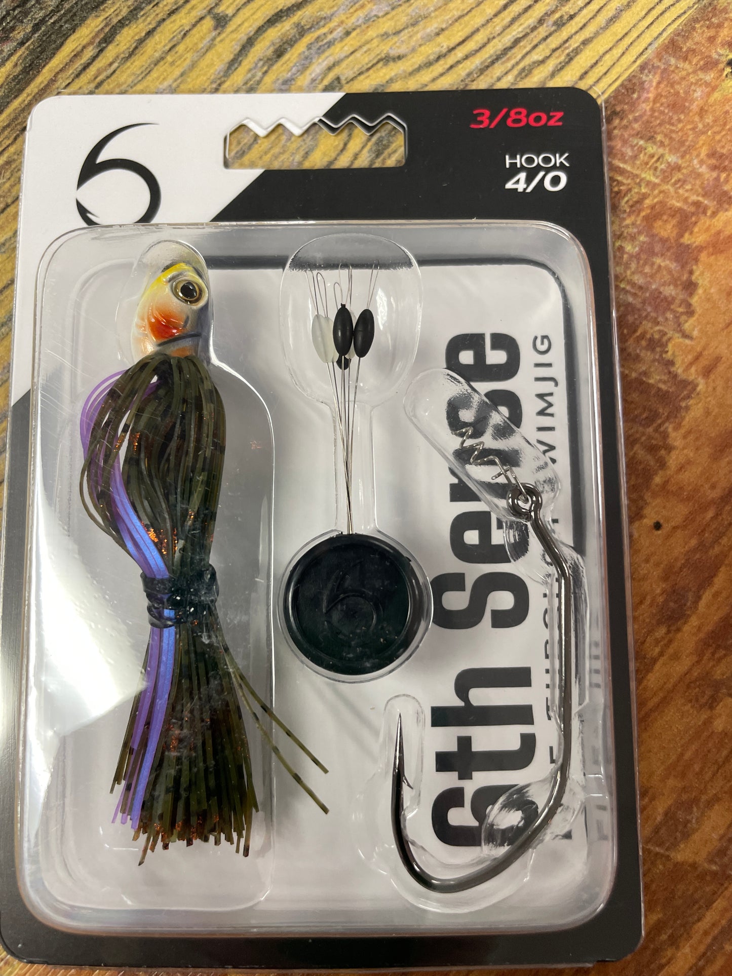 6th Sense Line Through Swim Jig 3/8 oz 4/0 Candy Bluegill